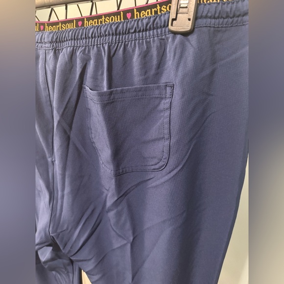 HeartSoul Heart Breaker Drawstring Women’s scrub bottoms Navy Blue 2XL 2X Petite - Picture 9 of 10